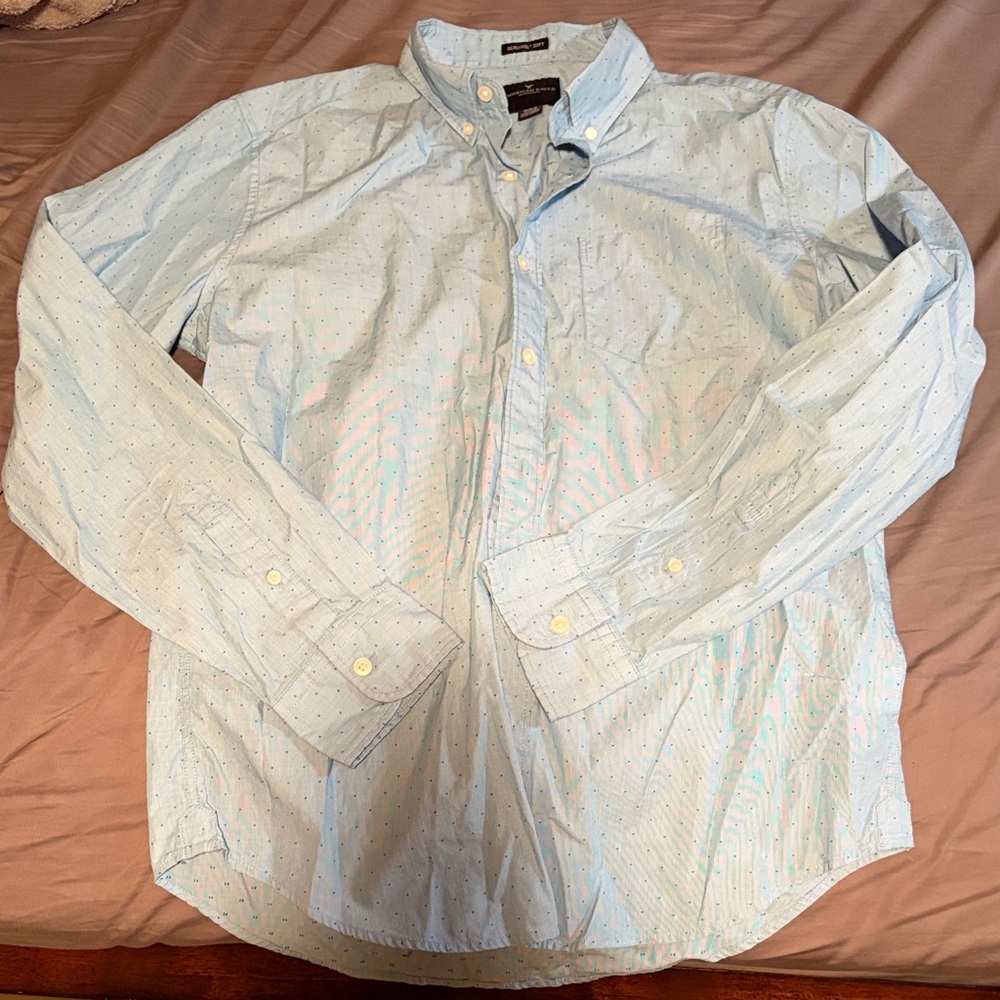 American eagle button down